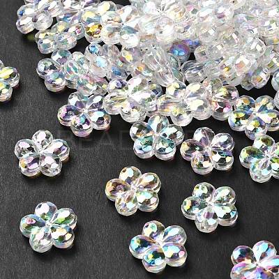 Transaparent Acrylic Beads PACR-H004-01A-1