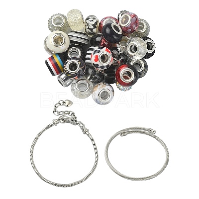 DIY European Style Bracelet Making Kits DIY-YW0008-12E-1