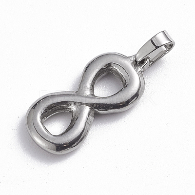 Tarnish Resistant 201 Stainless Steel Pendants STAS-O113-02C-1