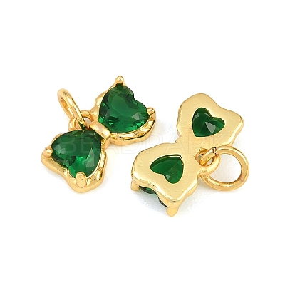 Brass Glass Pendants KK-K340-48G-05-1