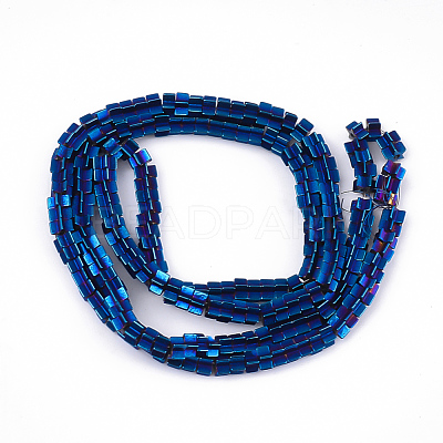 Electroplate Non-magnetic Synthetic Hematite Beads Strands G-S352-09-1