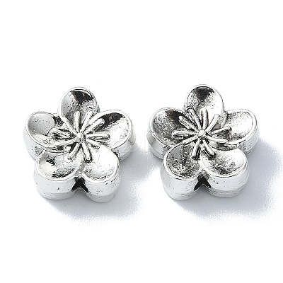Tibetan Style Alloy Beads TIBEB-F065-01AS-04-1