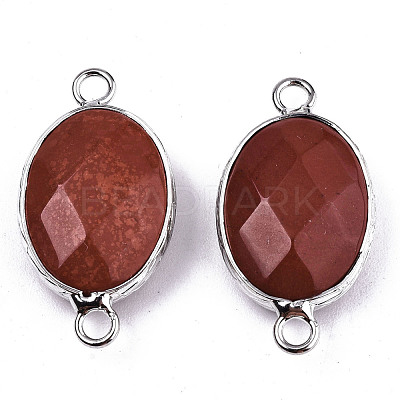 Natural Red Jasper Links/Connectors G-T131-102-22-1
