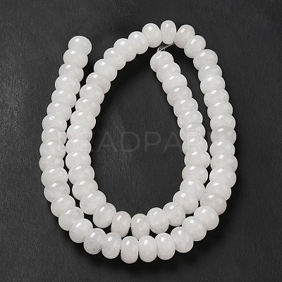 Natural White Jade Beads Strands X-G-D481-17A-1