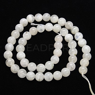 Natural Moonstone Beads Strands G-C068-10mm-1-1
