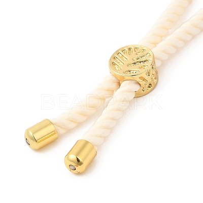 Twisted Nylon Cord Silder Bracelets DIY-B066-03G-20-1