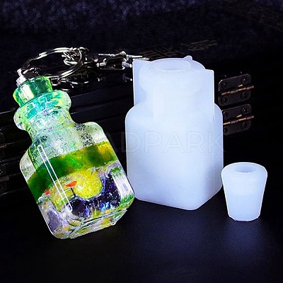 DIY Wishing Bottle Silicone Molds X-DIY-M049-01D-1