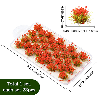 Nylon Mini Grass Tufts AJEW-WH20120-06A-1