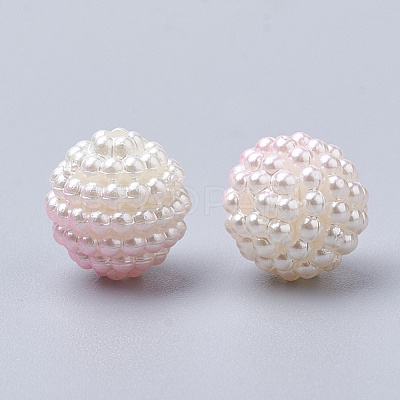 Imitation Pearl Acrylic Beads OACR-T004-12mm-16-1