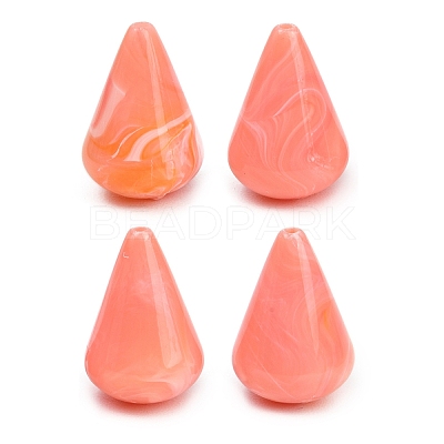 Opaque Acrylic Imitation Gemstone Beads OACR-G064-14A-1