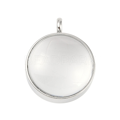 304 Stainless Stee Locket Pendants STAS-S132-15P-03-1