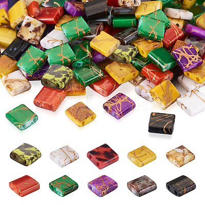 200Pcs 10 Colors Electroplate Glass Seed Beads SEED-CD0001-03B-1
