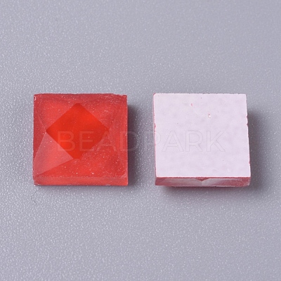Faceted Glass Cabochons DIY-WH0121-46C-1
