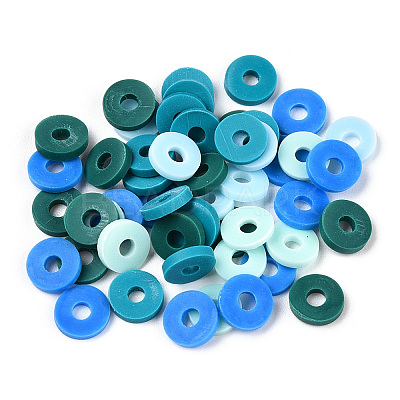 Handmade Polymer Clay Beads CLAY-T019-02B-1