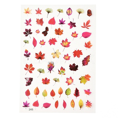Waterproof Plastic Self Adhesive Stickers DIY-F064-13H-1