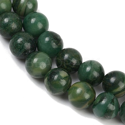 Natural African Jade Beads Strands G-K091-8mm-1
