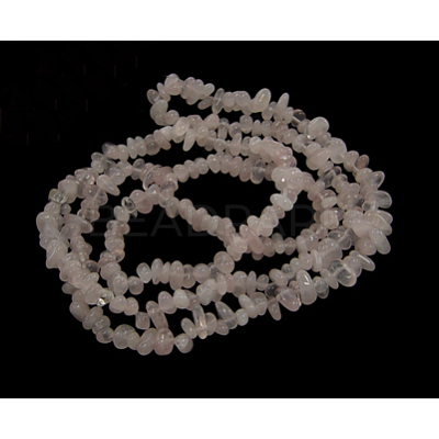 Natural Rose Quartz Chips Beads Strands F007-3-1