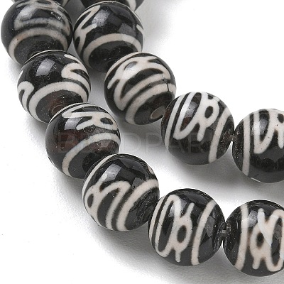 Tibetan Style dZi Beads Strands GG-CBA3DA1-03-1