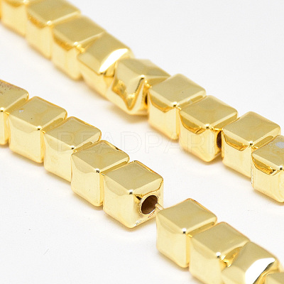 Electroplate Non-magnetic Synthetic Hematite Beads Strands G-Q465-41G-1