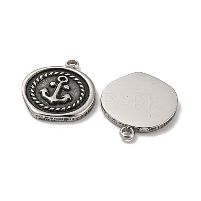 304 Stainless Steel Pendants STAS-L022-029AS-1