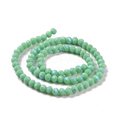 Electroplate Glass Beads Strands EGLA-A034-P3mm-B22-1