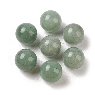 Natural Green Aventurine No Hole Sphere Beads G-K353-04D-02-1