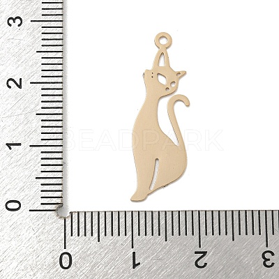 Rack Plating Brass Pendants KK-S400-05KCG-1