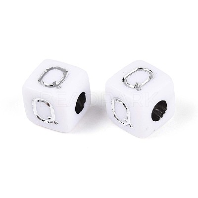 Opaque Acrylic Beads SACR-T035-03Q-1