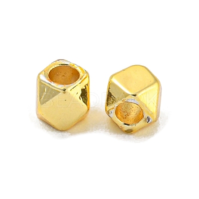 Rack Plating Brass Spacer Beads FIND-T071-03G-A-RS-1