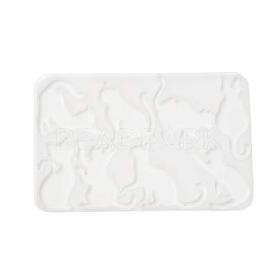 Cat Shape DIY Pendant Silhouette Silicone Molds X-SIL-F010-01-1
