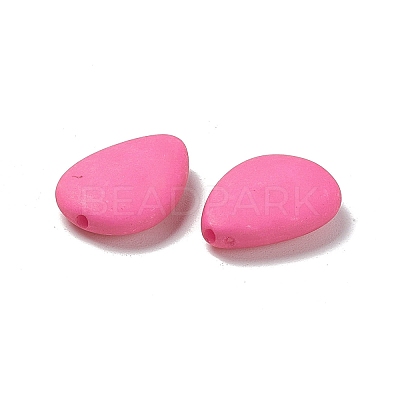 Opaque Acrylic Beads OACR-H019-21-1