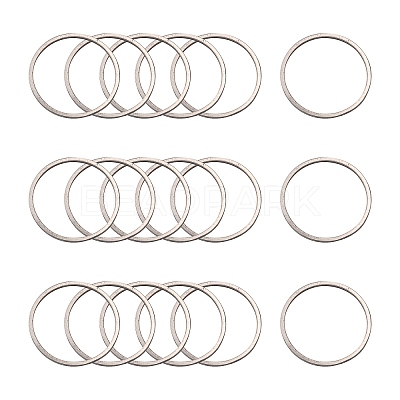 Non-Tarnish 304 Stainless Steel Linking Ring X-STAS-S079-12C-A-1