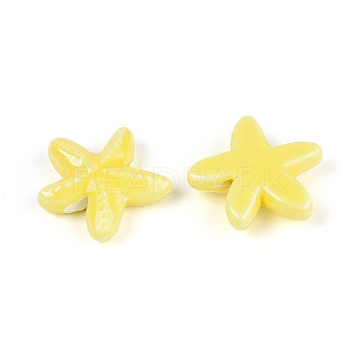 Handmade Porcelain Beads PORC-Q002-02B-01-1