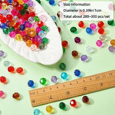 150G Transparent Acrylic Beads OACR-SZ0001-73-1