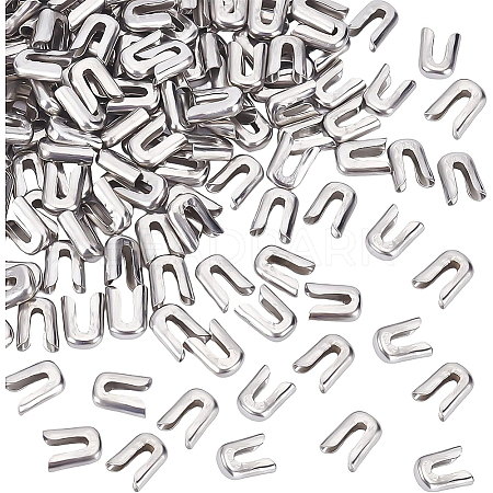 BENECREAT 120Pcs 304 Stainless Steel Spiral Bone Tips FIND-BC0003-17-1