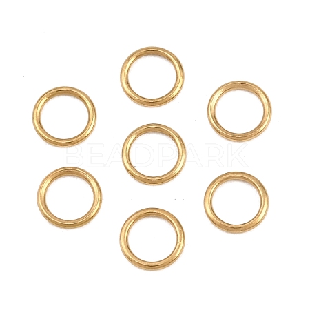Ion Plating(IP) 304 Stainless Steel Closed Jump Rings STAS-G393-06G-13-1