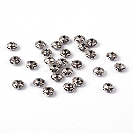 Tibetan Style Alloy Spacer Beads X-LF0620Y-NF-1