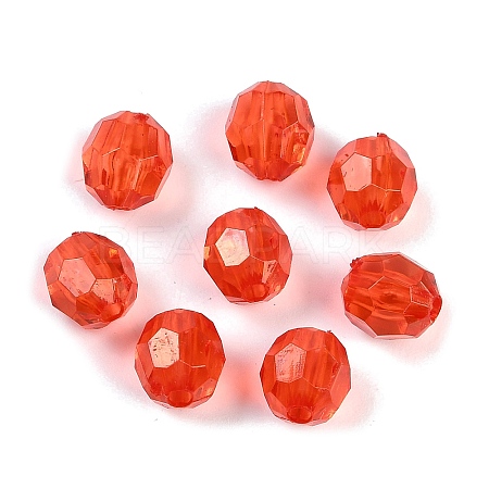 Transparent Acrylic Beads OACR-Q015-01E-1