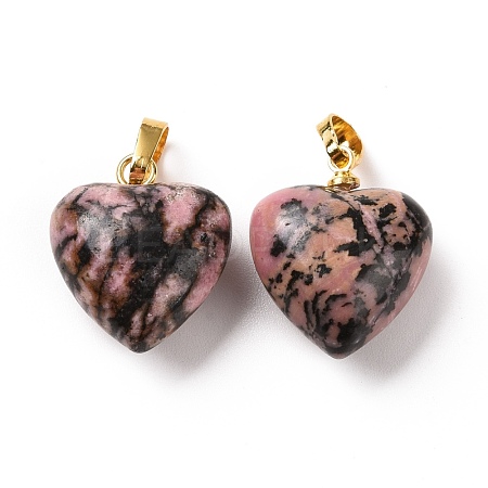 Natural Rhodonite Pendants G-I311-A14-G-1