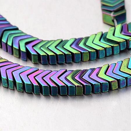 Electroplate Non-magnetic Synthetic Hematite Bead Strands G-F300-19-02-1