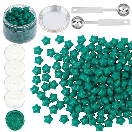 Sealing Wax Particles Kits for Retro Seal Stamp DIY-CP0003-54O-1
