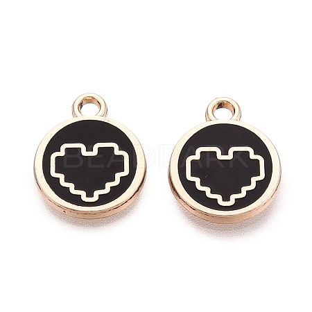 Alloy Enamel Pendants ENAM-Q002-01G-06-1