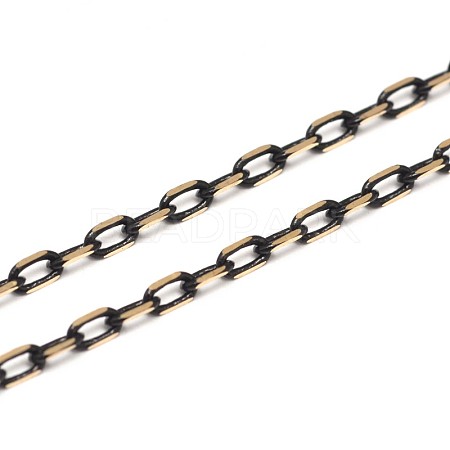 3.28 Feet Electroplate Brass Soldered Cable Chains X-CHC-M005-02-FF-1