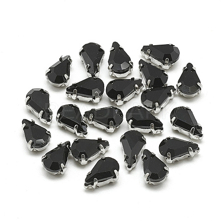 Sew on Rhinestone RGLA-T035-6x10mm-23-1