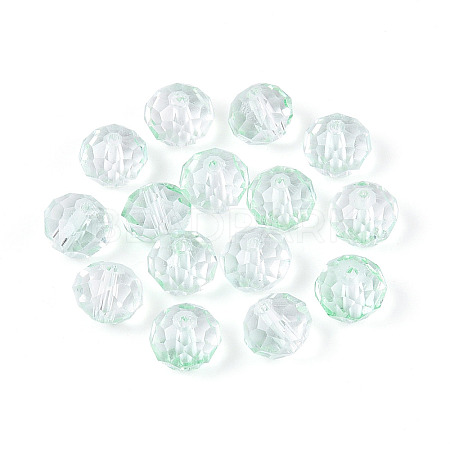 Baking Paint Transparent Glass Beads GLAA-N011-10mm-07-1