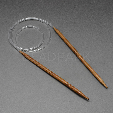 Rubber Wire Bamboo Circular Knitting Needles TOOL-R056-5.0mm-02-1