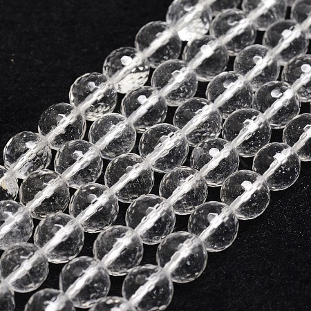 Natural Crystal Beads Strands G-G736-05-6mm-1