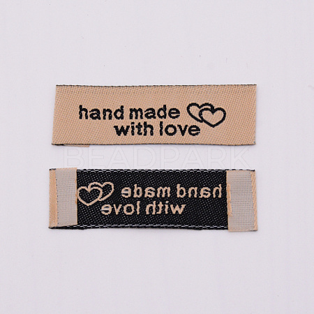 Woven Sewing Labels FIND-WH0053-38B-1