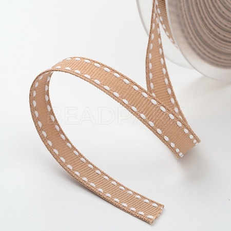 Grosgrain Polyester Ribbons for Gift Packings SRIB-I001-009-837W-1