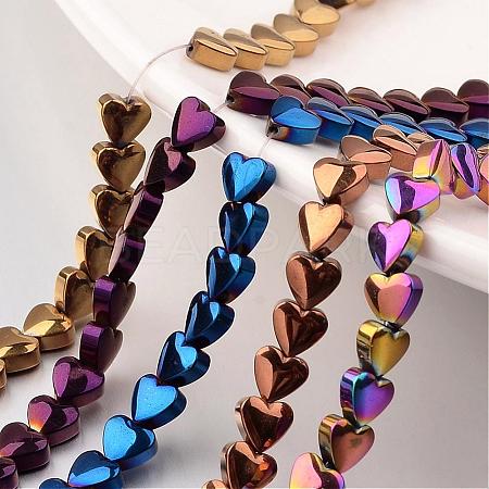 Electroplate Non-magnetic Synthetic Hematite Bead Strands G-F300-22E-1
